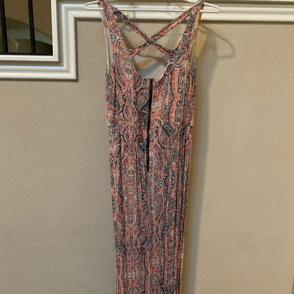 Maxi Dress with Cross back detail